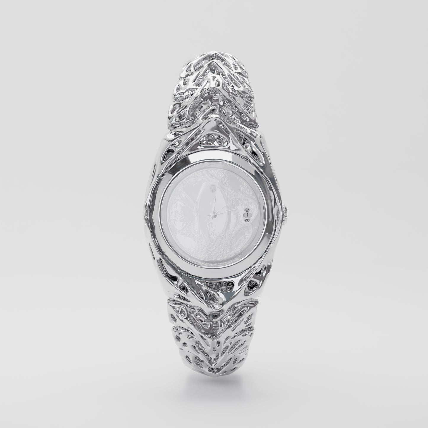 GENERATIVE 01 Vessels White (Signed 1/1)