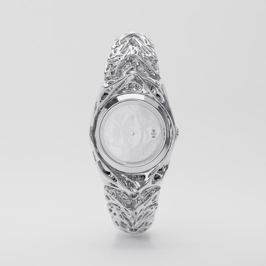 GENERATIVE 01 Vessels White (Signed 1/1)